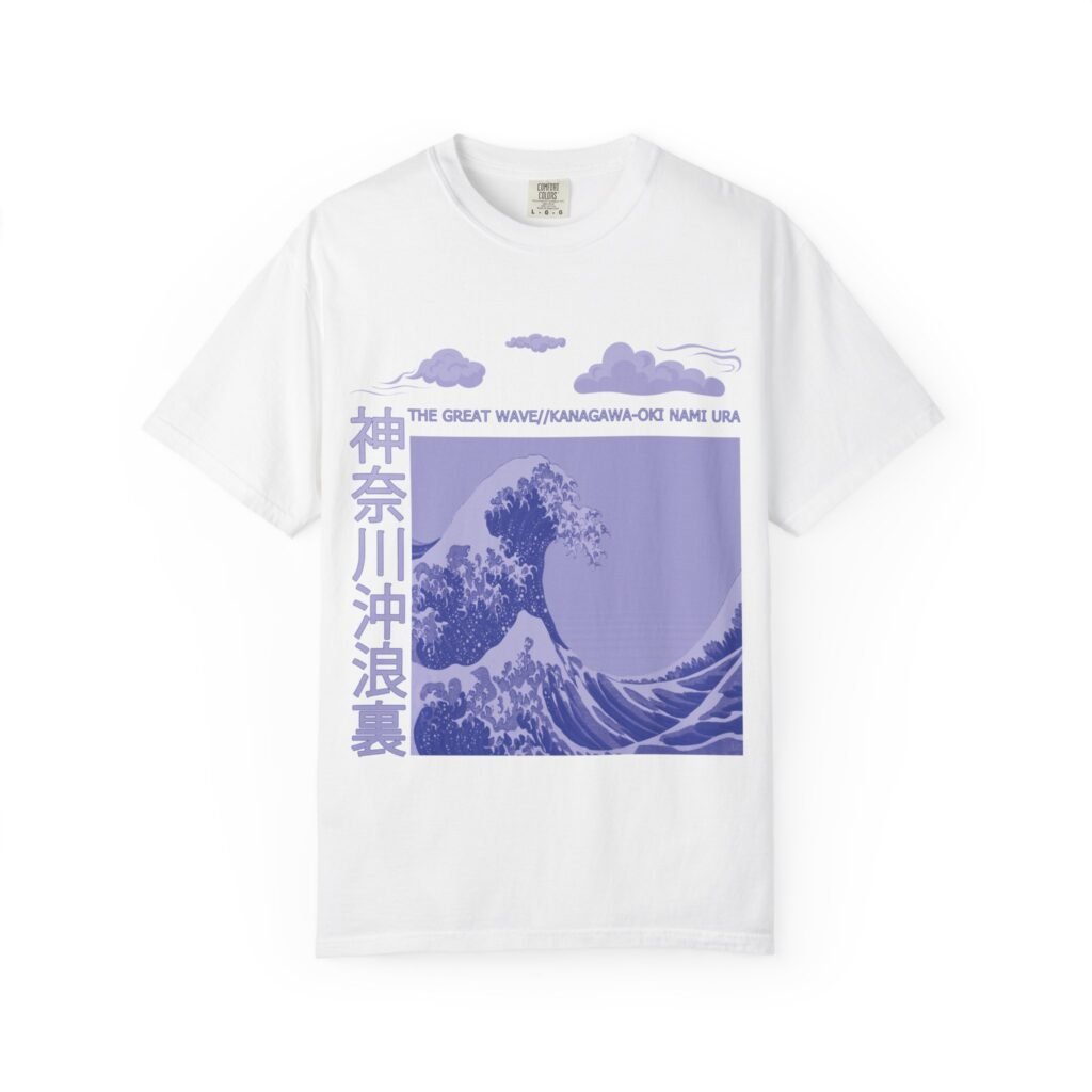 The Great Wave T-Shirt — Kanagawa Ukiyo-e (White)