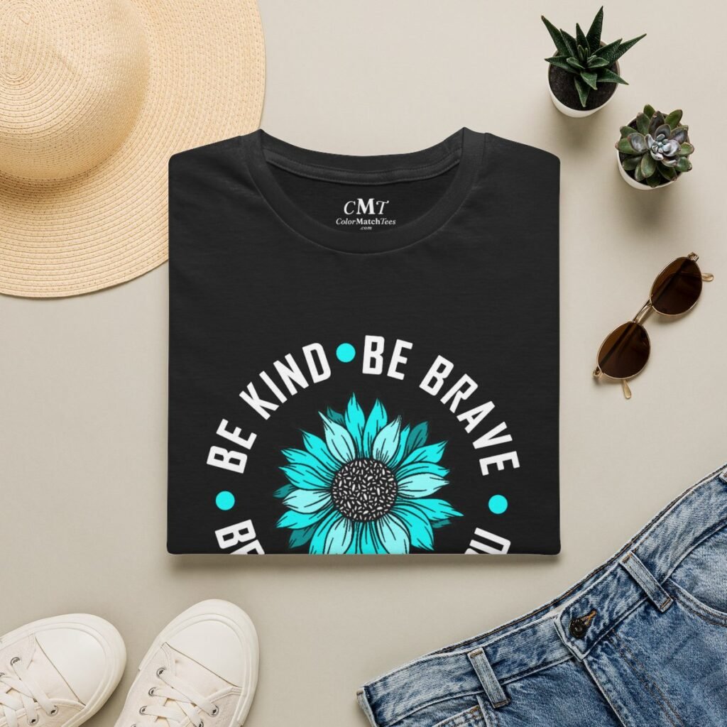Be-X4 T-Shirt (Turquoise) (folded-2)