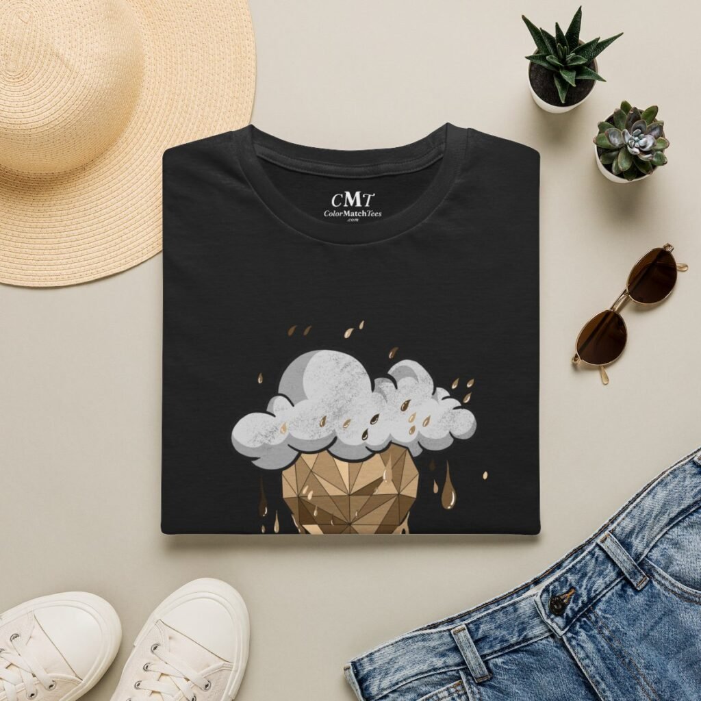 Can't Dim My Shine T-Shirt (Tan) (folded-2)