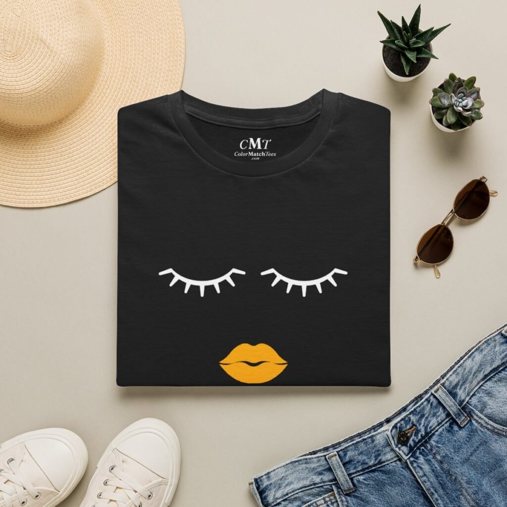 Cutie Face T-Shirt (Varsity Gold) (folded-2)
