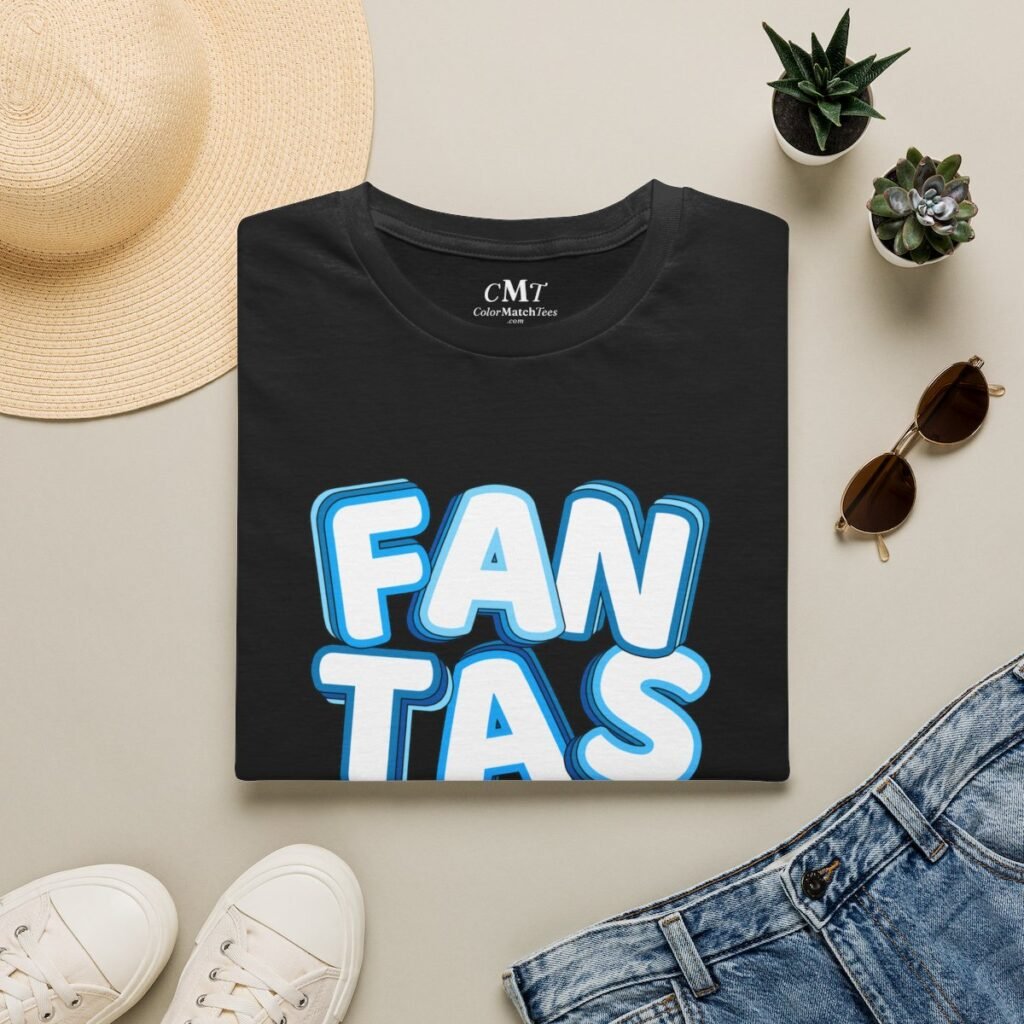 Fantastic T-Shirt (Blue) (folded-2)