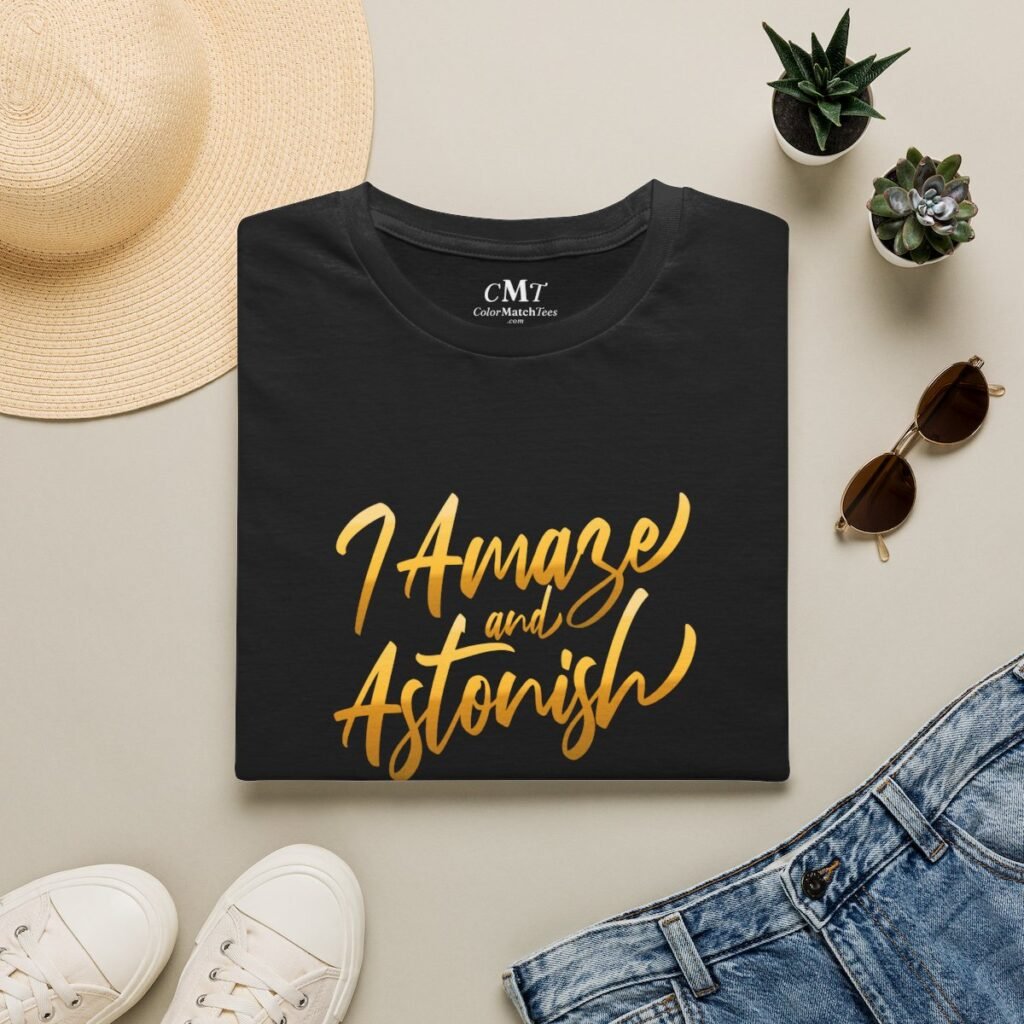 I Amaze & Astonish T-Shirt (Varsity Gold)