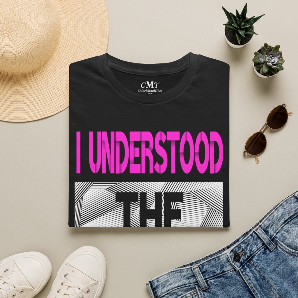 I understood The Assignment Pink Color Graphic (folded-2)
