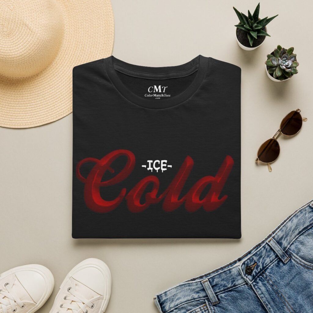 Ice Cold T-Shirt (Maroon) (folded-2)