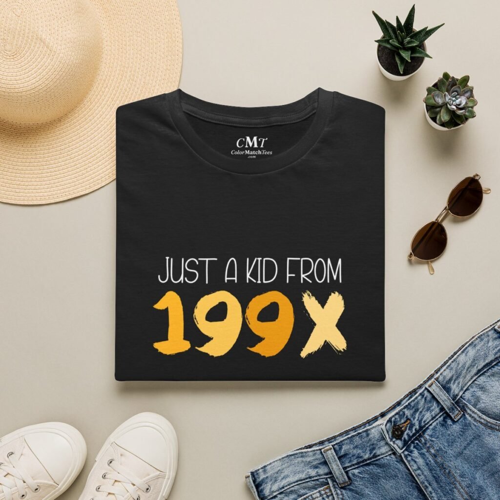 Just a Kid From 199X T-Shirt (Varsity Gold)