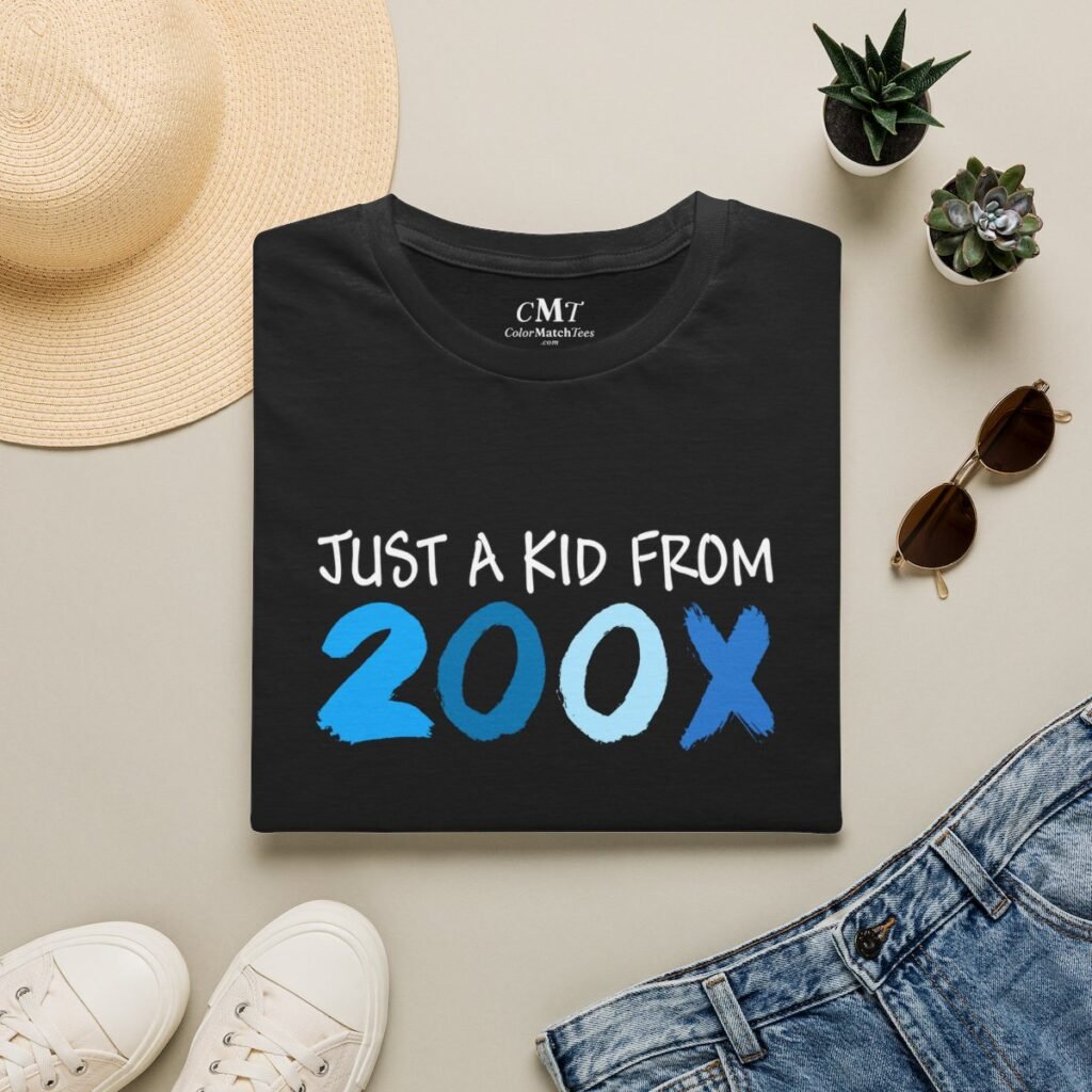 Just a Kid From 200X T-Shirt (Blue)