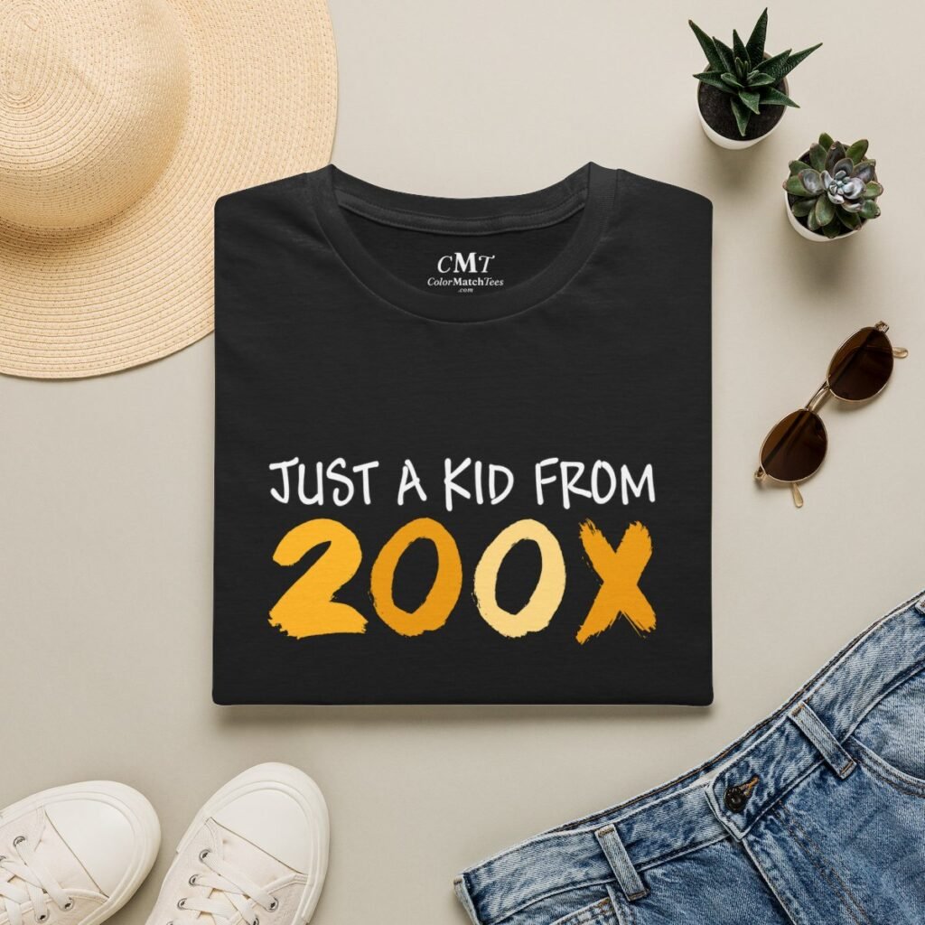 Just a Kid From 200X T-Shirt (Varsity Gold)