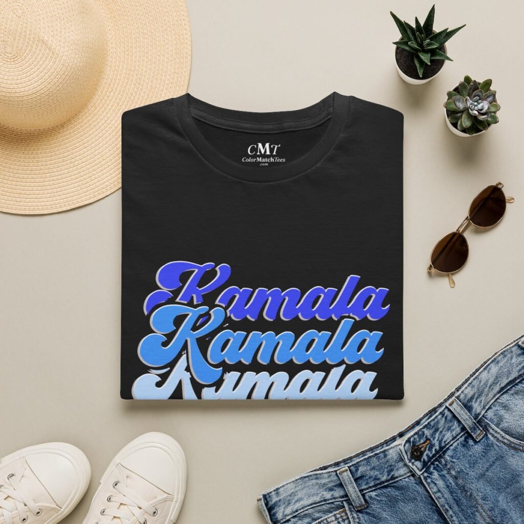 Kamala President Kamala Harris T-Shirt (Blue)