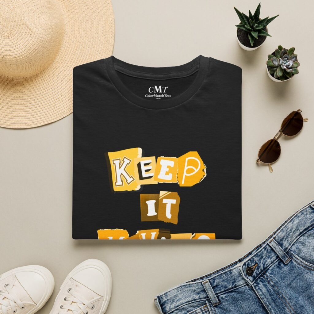 Keep It Moving v2 T-Shirt (Varsity Gold) (folded-2)