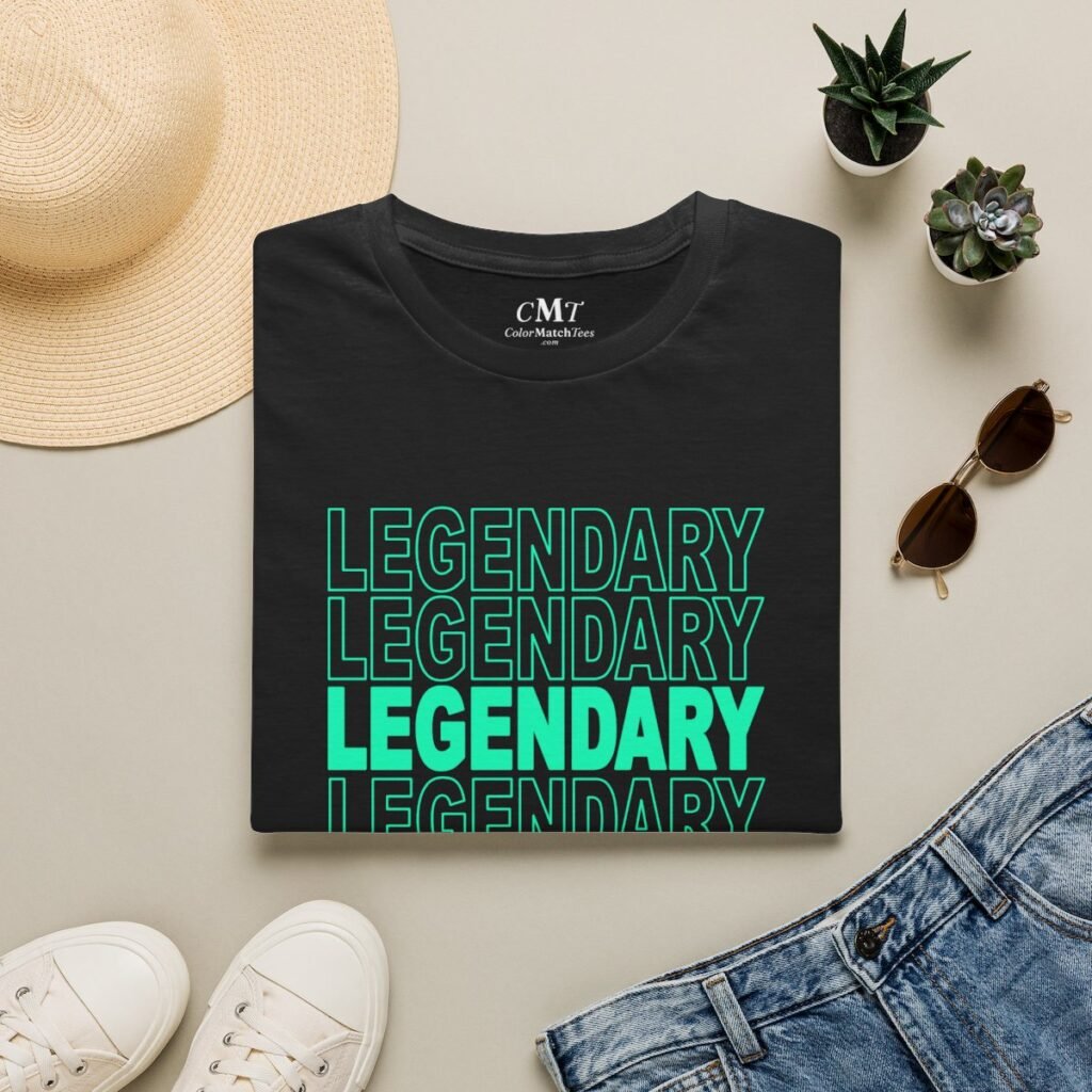 Legendary T-Shirt (Teal) (folded-2)