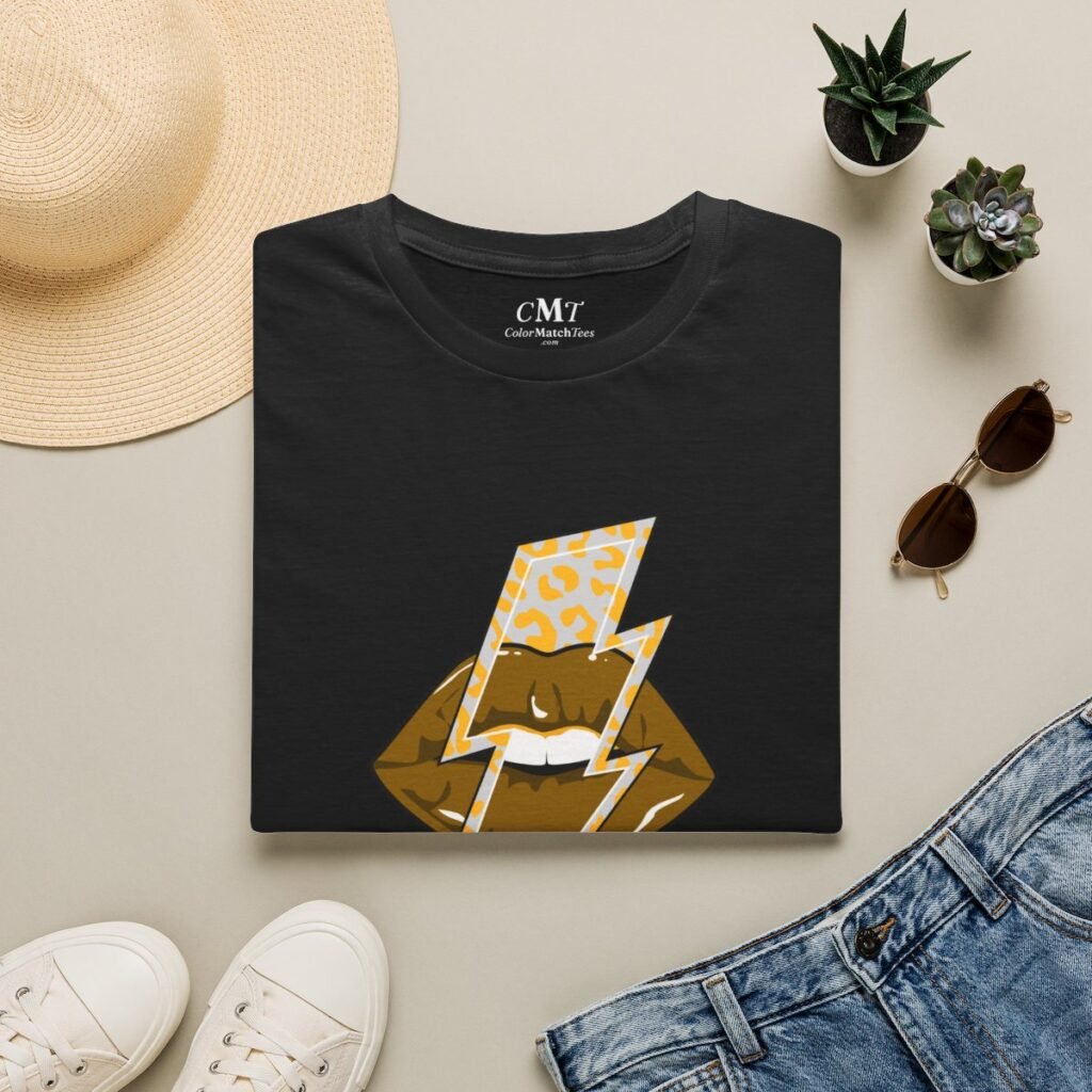 Lightening Lips T-Shirt (Varsity Gold)