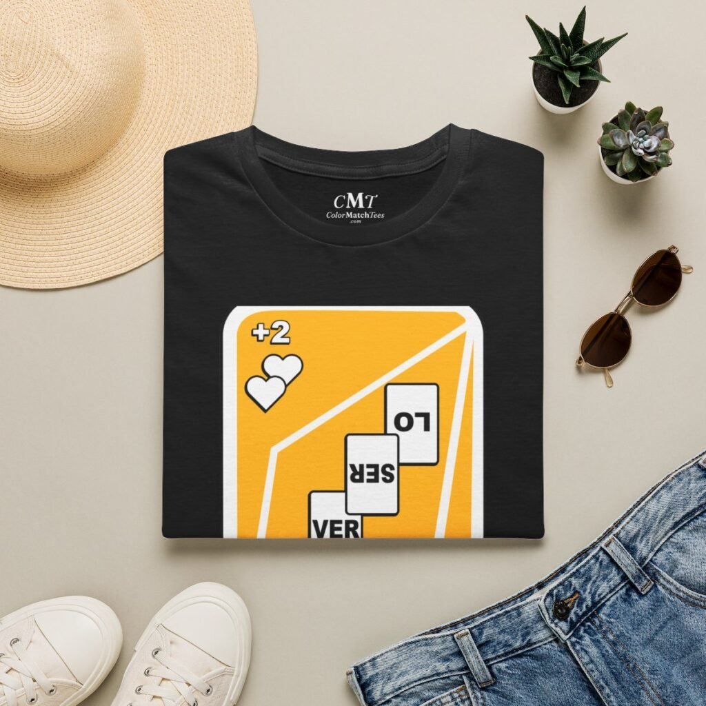 Loser Lover Card T-Shirt (Varsity Gold)