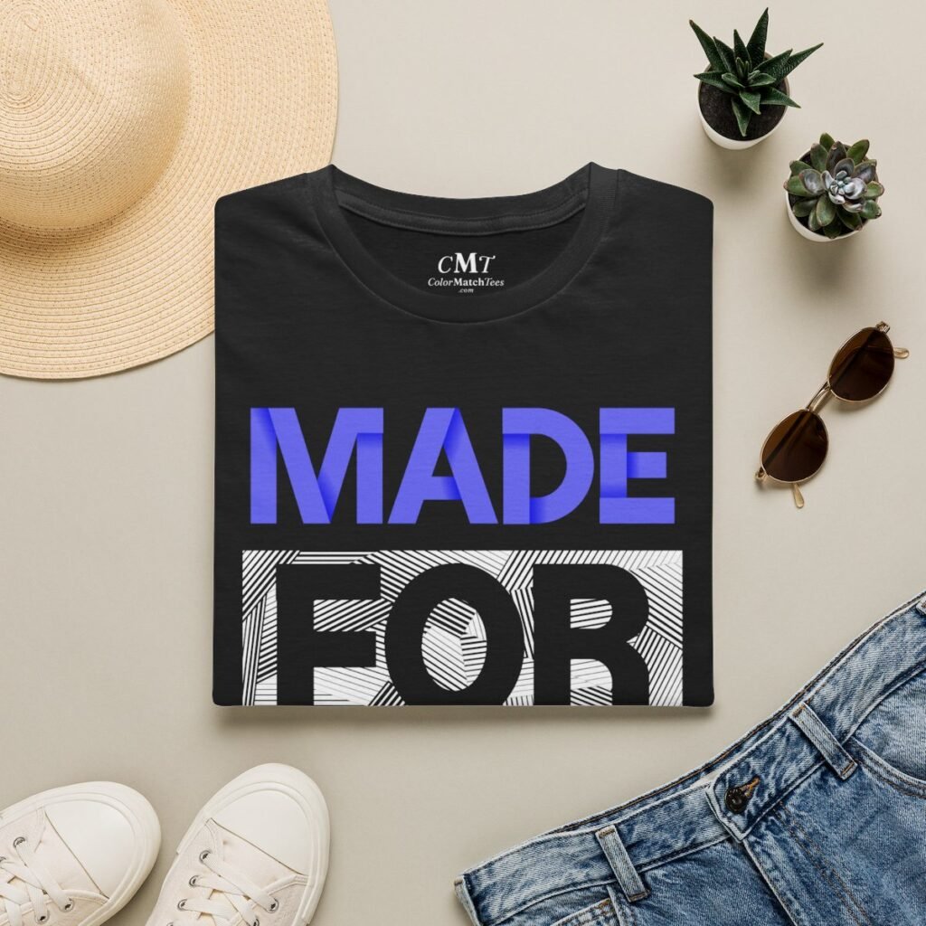 Made for This v2 T-Shirt (Blue) (folded-2)