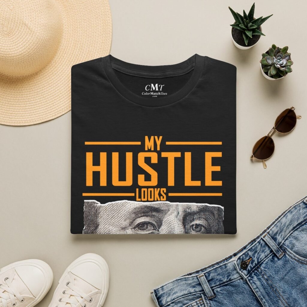 My Hustle Look Different T-Shirt (Orange)