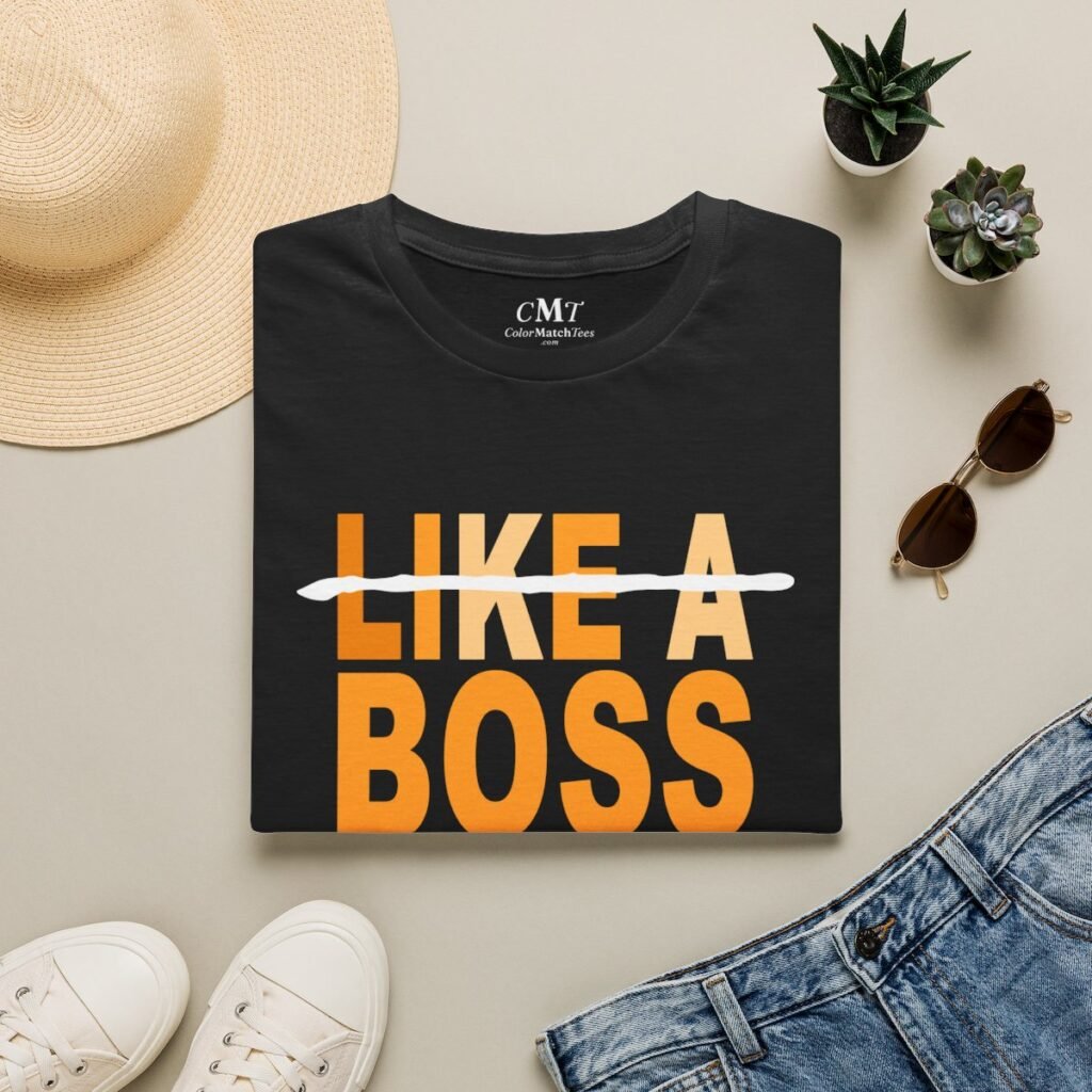 Orange An Actual Boss Graphic (folded-2)