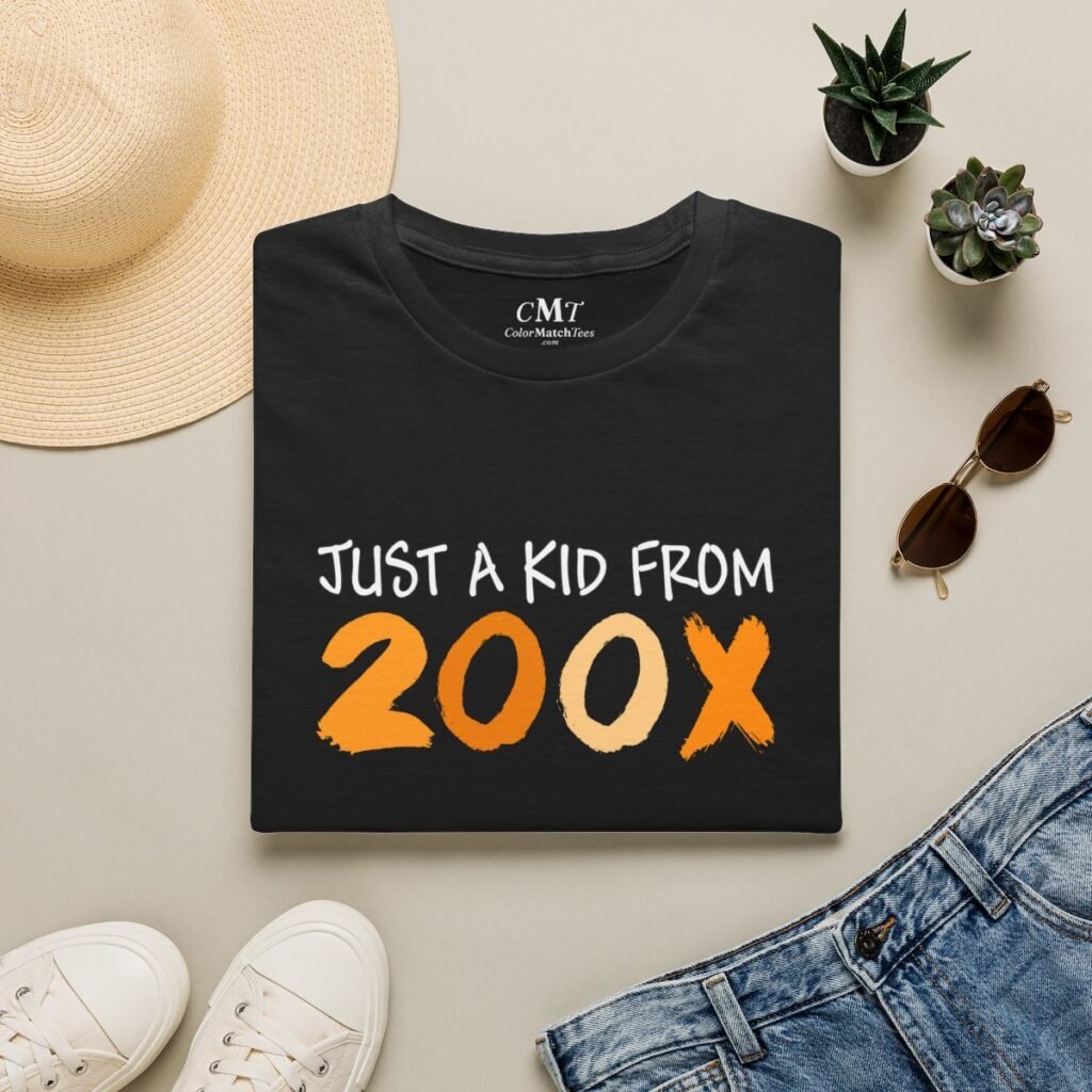 Orange Just A Kid From 200X Orange Graphic (folded-2)