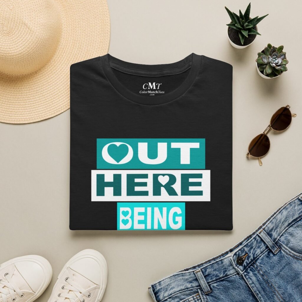 Out Here Being Cute v2 T-Shirt (Turquoise)
