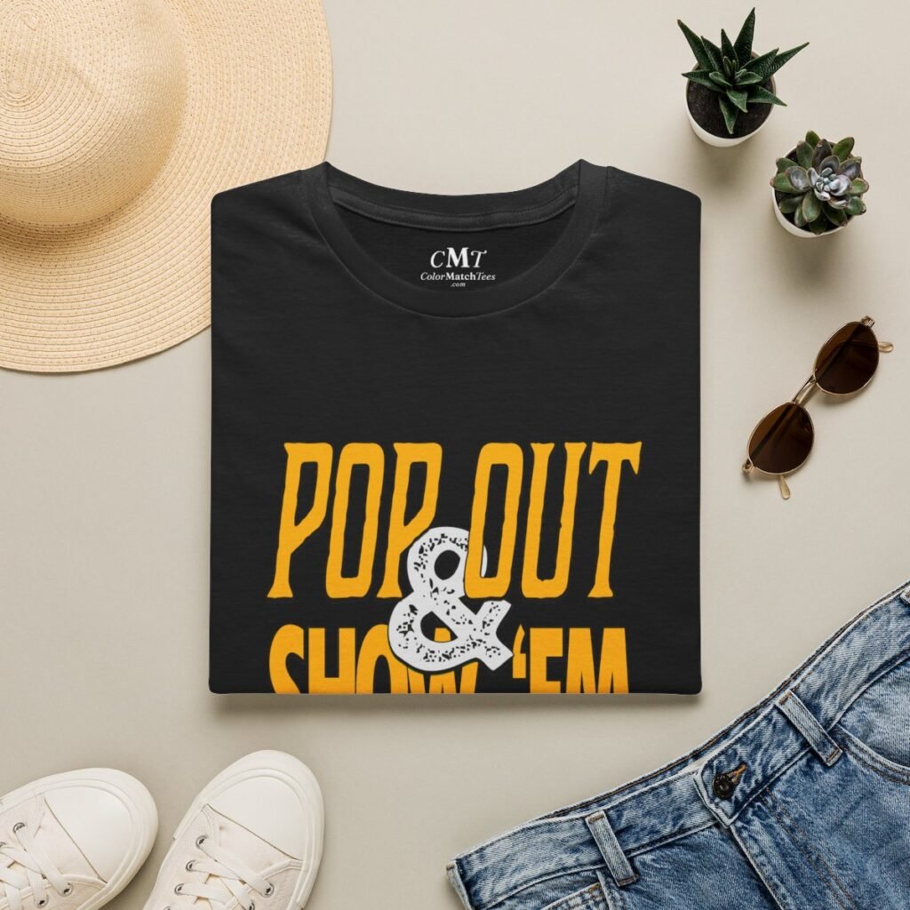 Pop Out & Show 'Em T-Shirt (Varsity Gold)
