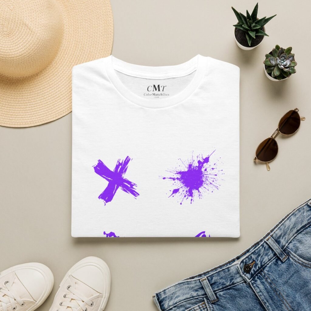 Purple Grunge Smile Purple Color Graphic (folded-2)