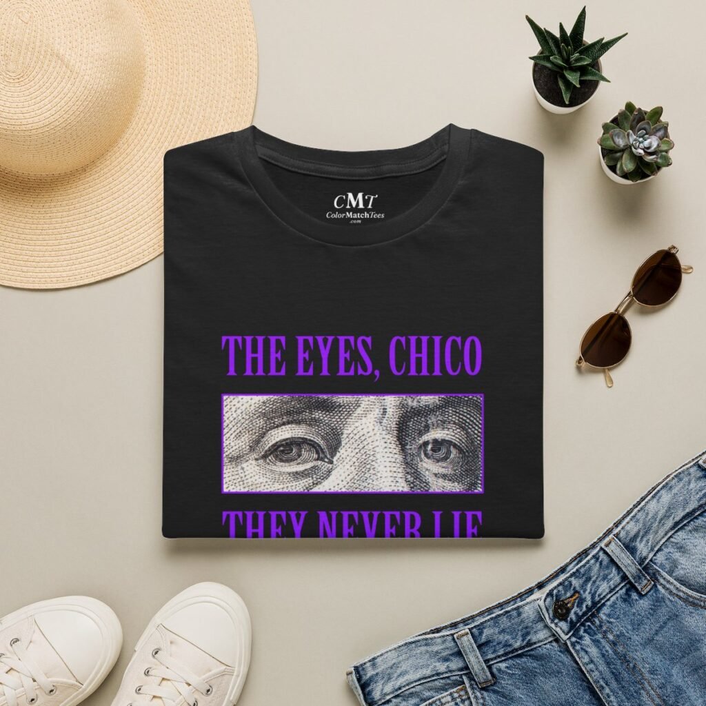 Purple It's In The Eyes, Chico Purple Graphic (folded-2)