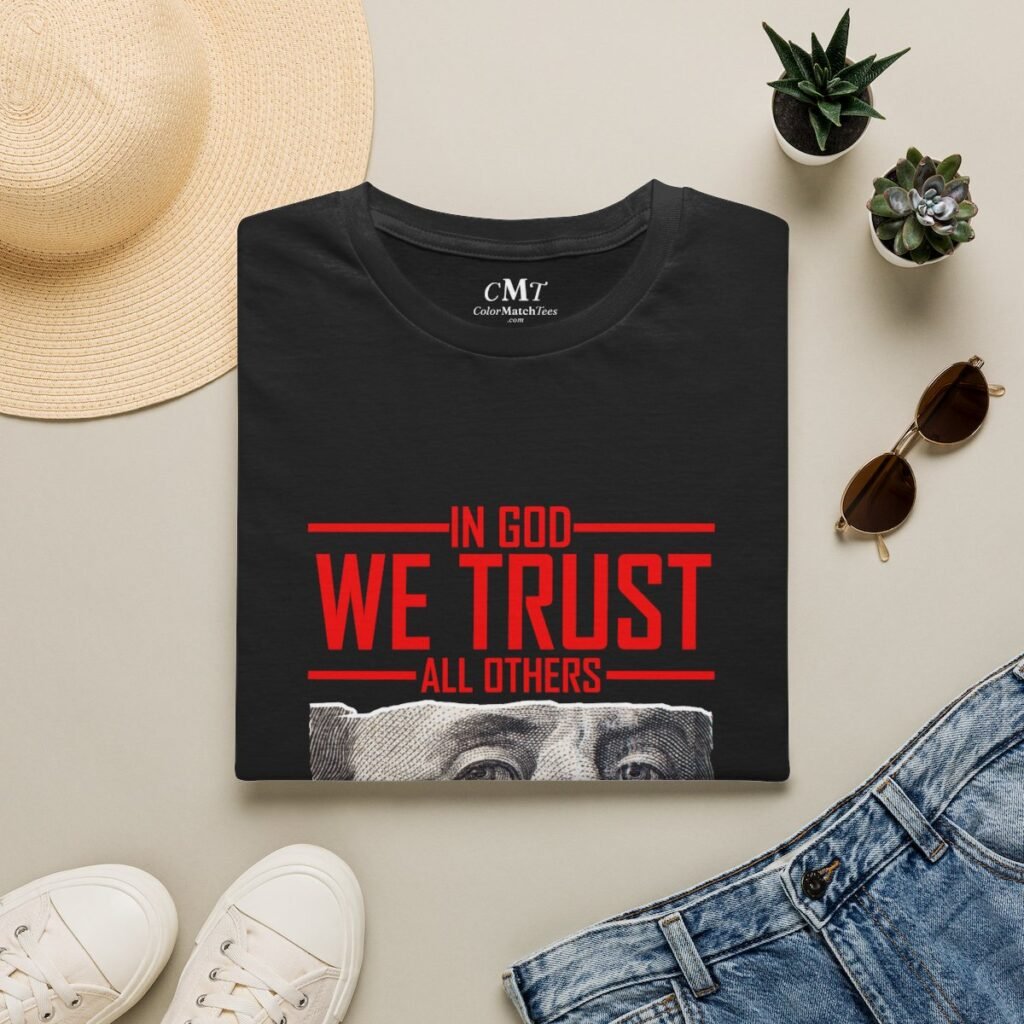 In God We Trust Pay Cash T-Shirt (Red)