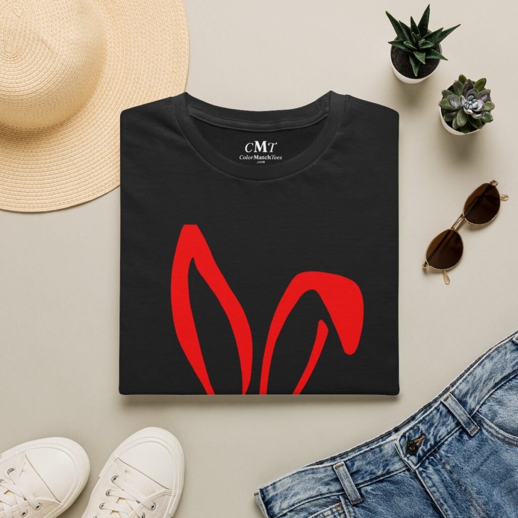Invisible Bunny T-Shirt (Red)