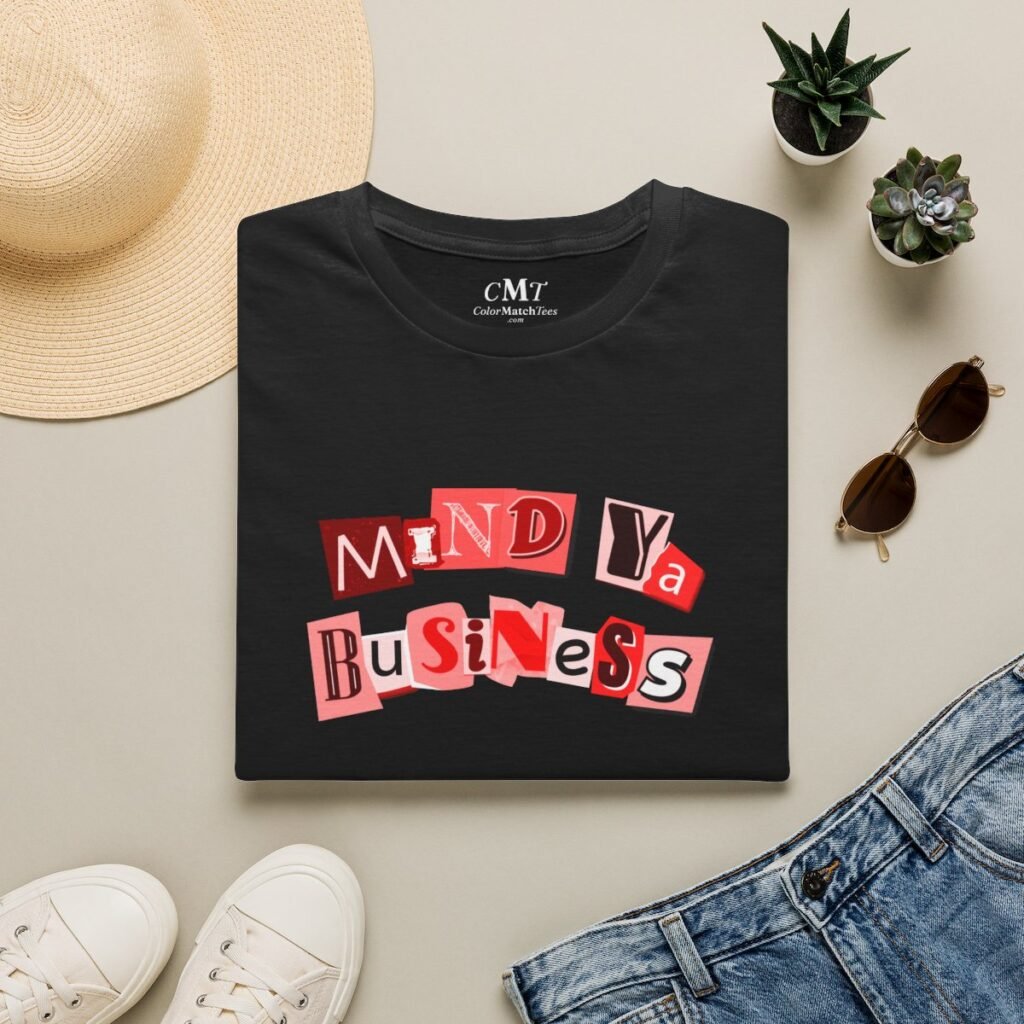 Mind Ya Business T-Shirt (Red)