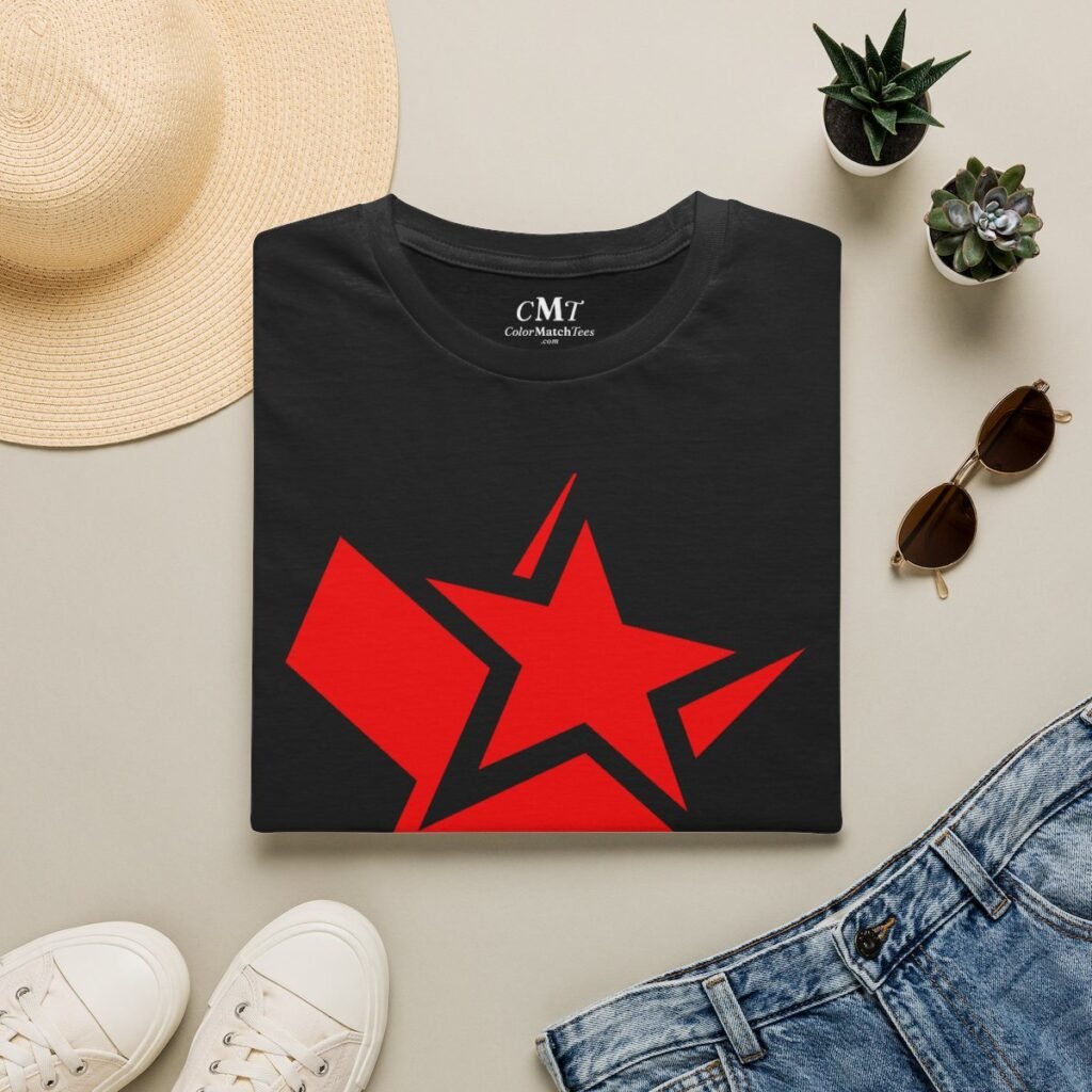 Starburst Cross T-Shirt (Red)