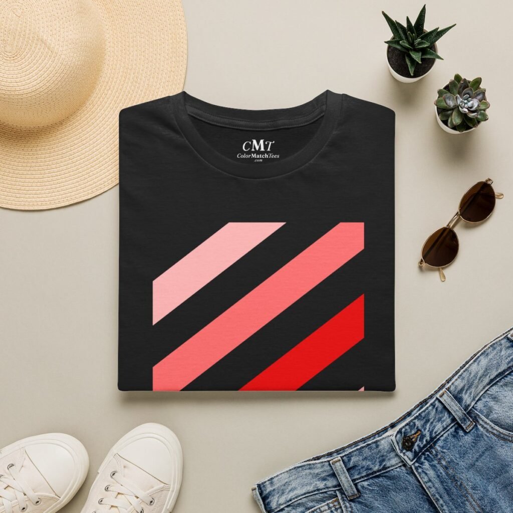 Stripe Shades T-Shirt (Red)