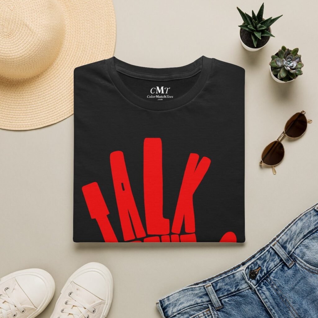 Red Talk To The Hand Red Graphic (folded-2)