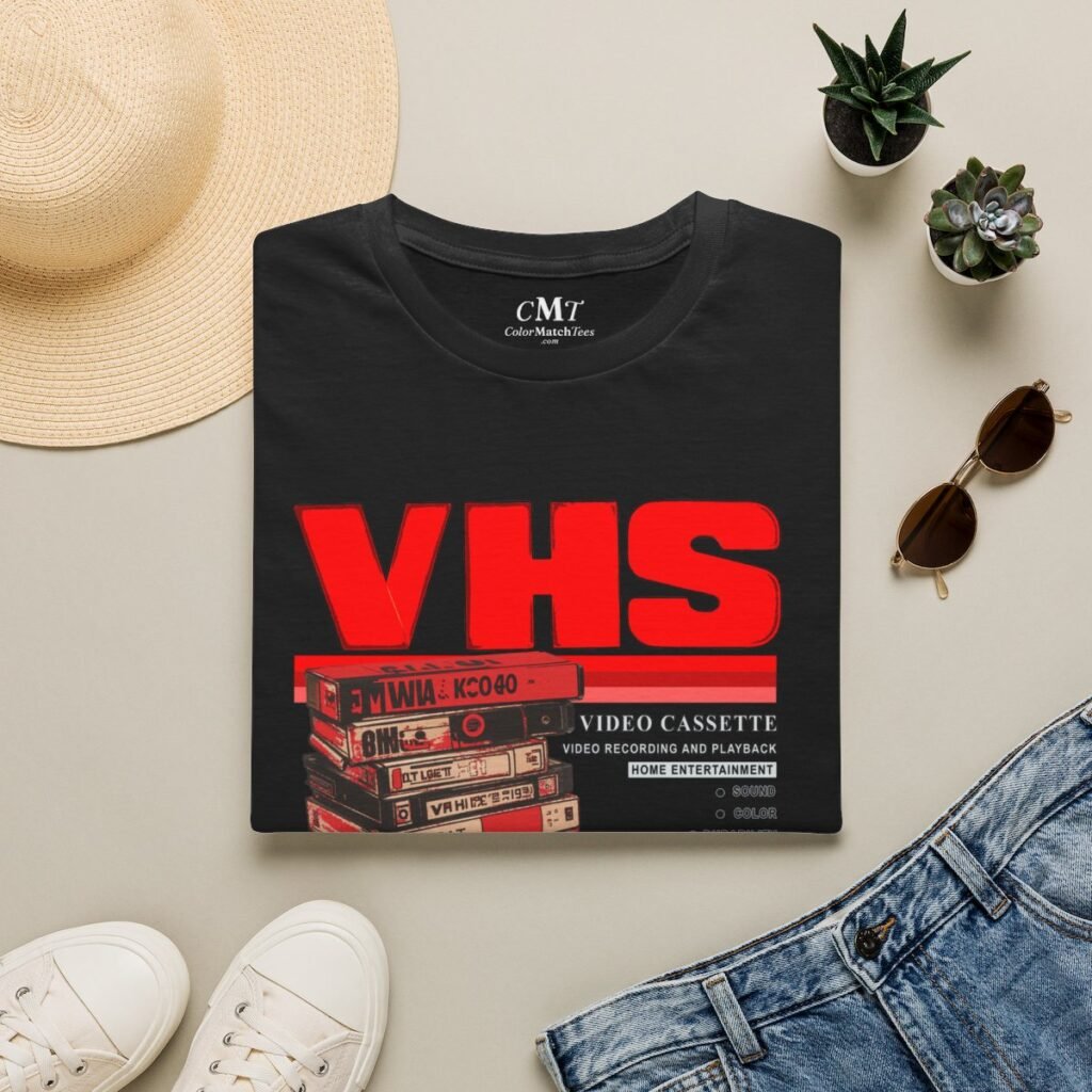 VHS and Chill T-Shirt (Red)