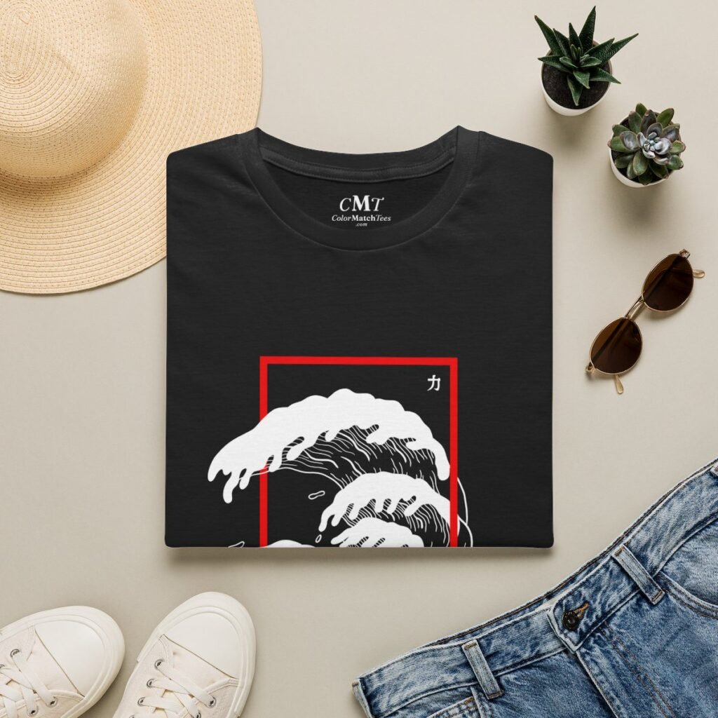 Wave Power T-Shirt (Red)