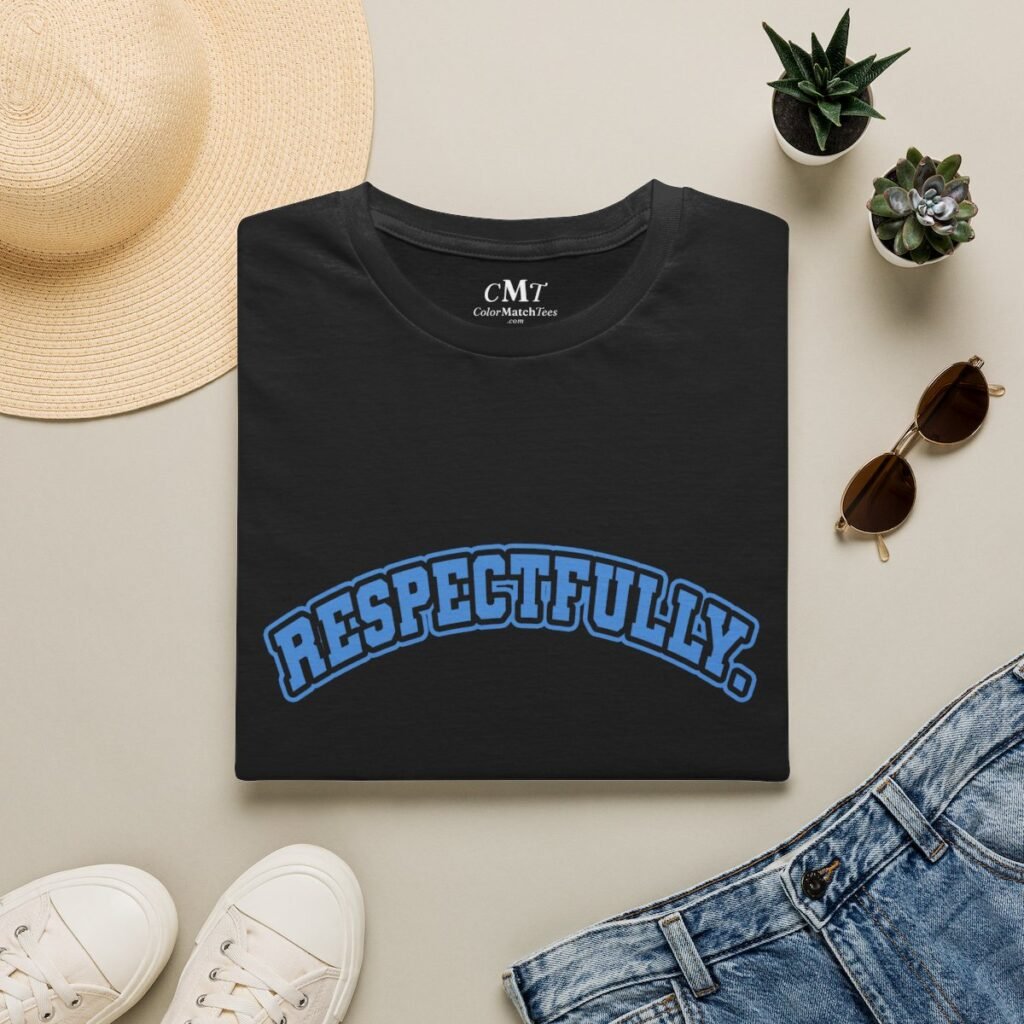 Respectfully T-Shirt (Blue)