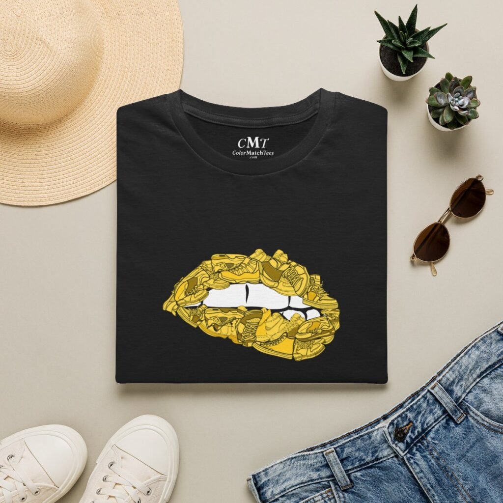 Sneaker Head Lip T-Shirt (Varsity Gold)