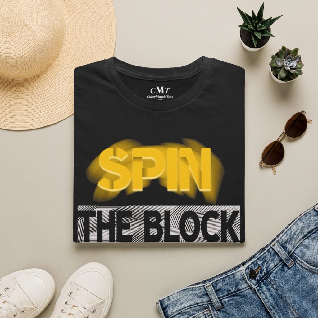 Spin The Block T-Shirt (Varsity Gold)