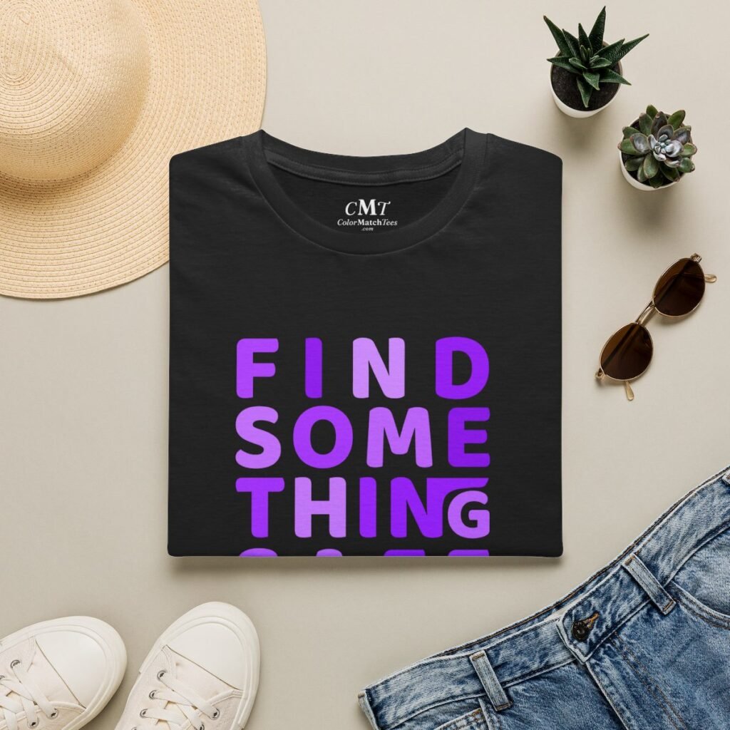 Stay Safe T-Shirt (Purple) (folded-2)
