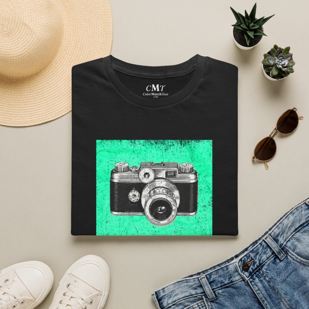 Sunappu! (Snap!) Vintage T-Shirt (Teal)