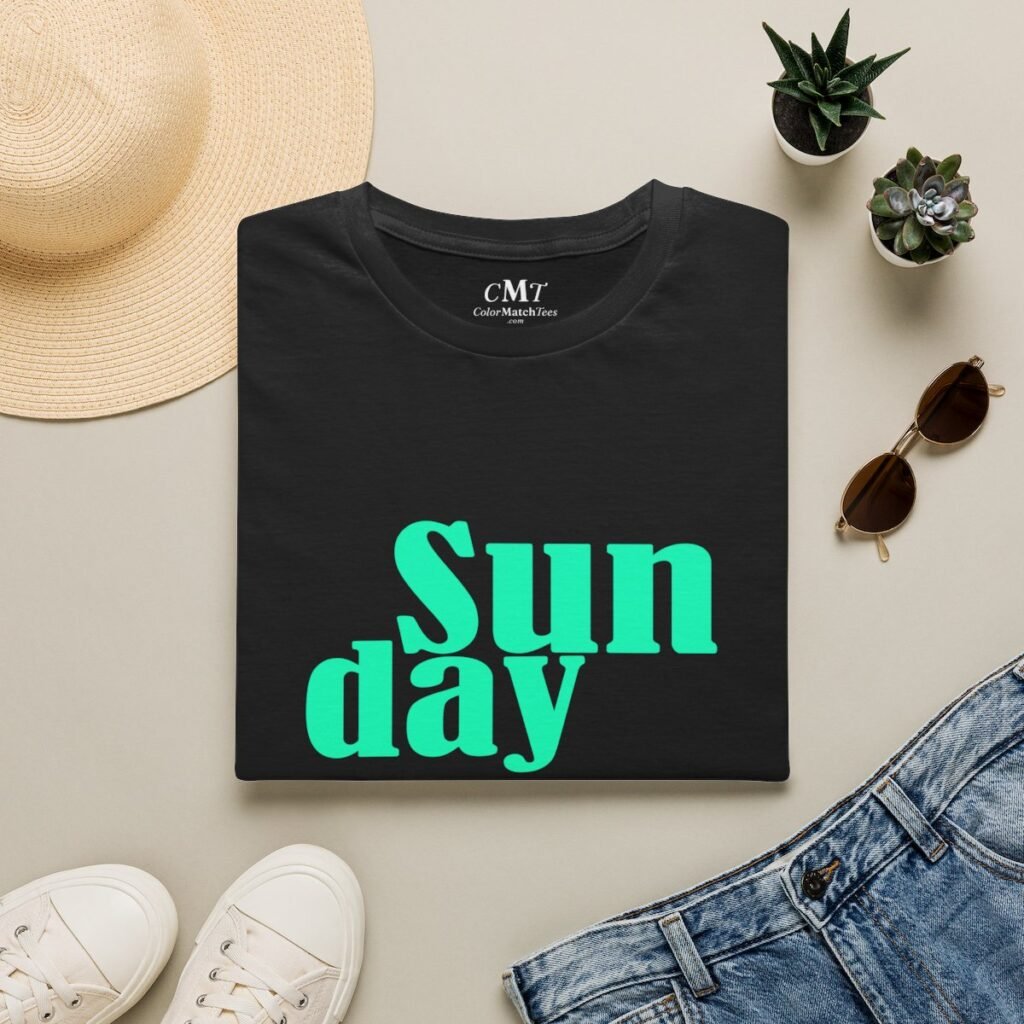 Sunday Days of the Week T-Shirt (Teal)