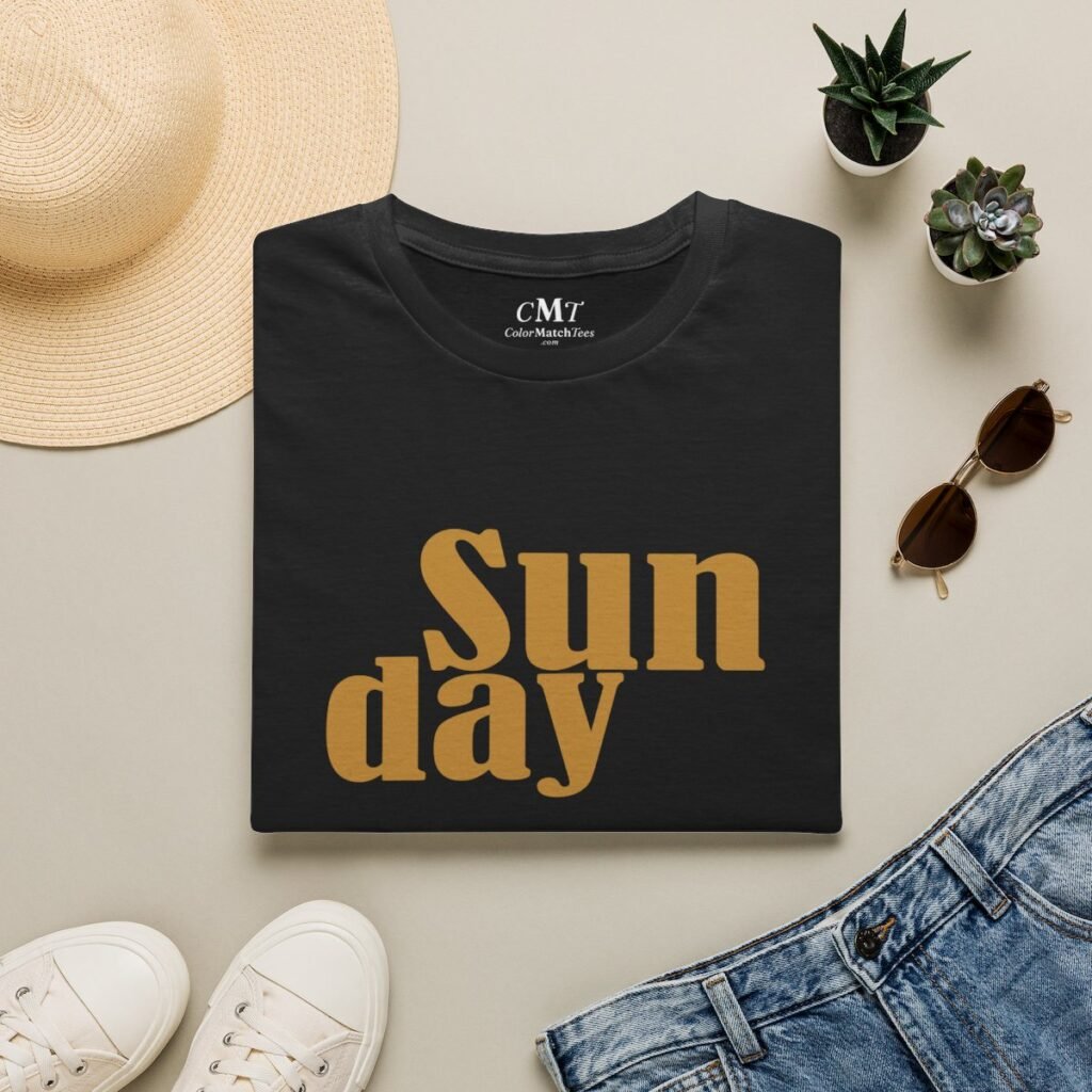 Sunday Days of the Week v2 T-Shirt (Brown)