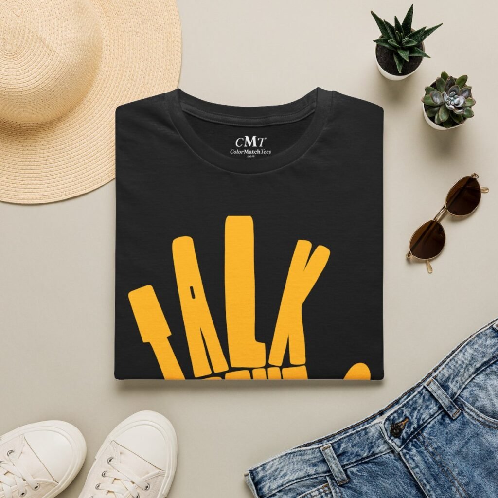 Talk to the Hand T-Shirt (Varsity Gold)