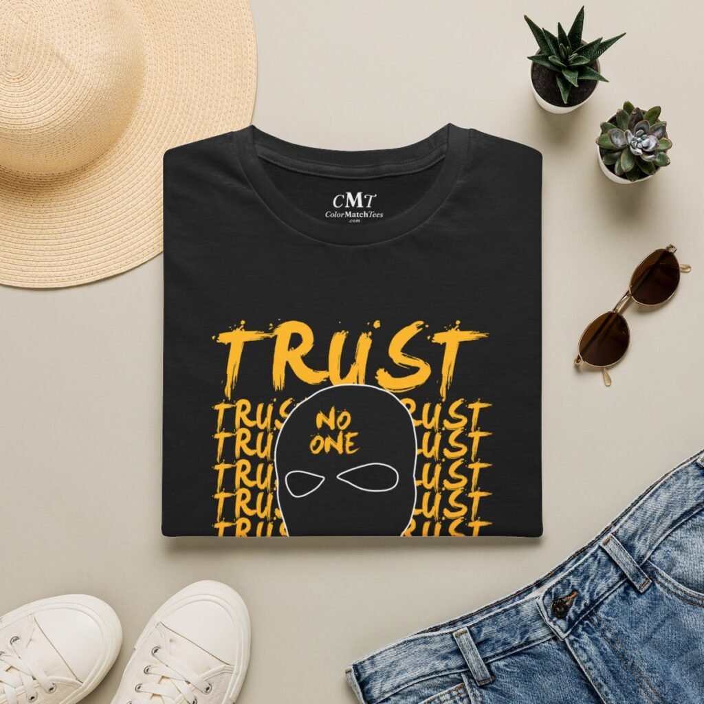 Trust Issues T-Shirt (Varsity Gold) (folded-2)
