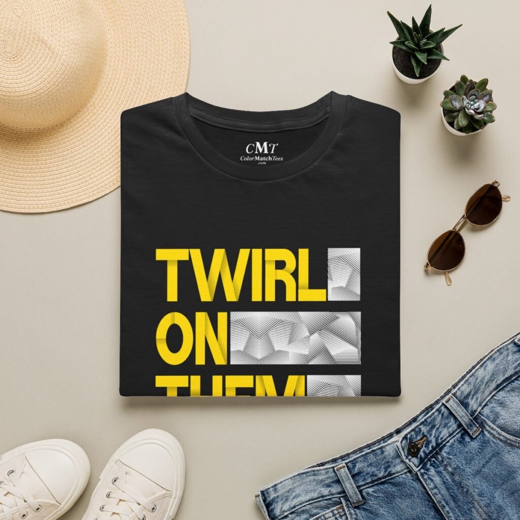 Twirl on Them Haters T-Shirt (Varsity Gold)