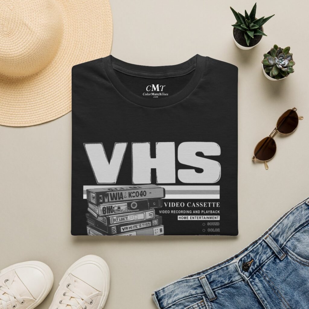 Vhs and Chill T-Shirt (Grey)