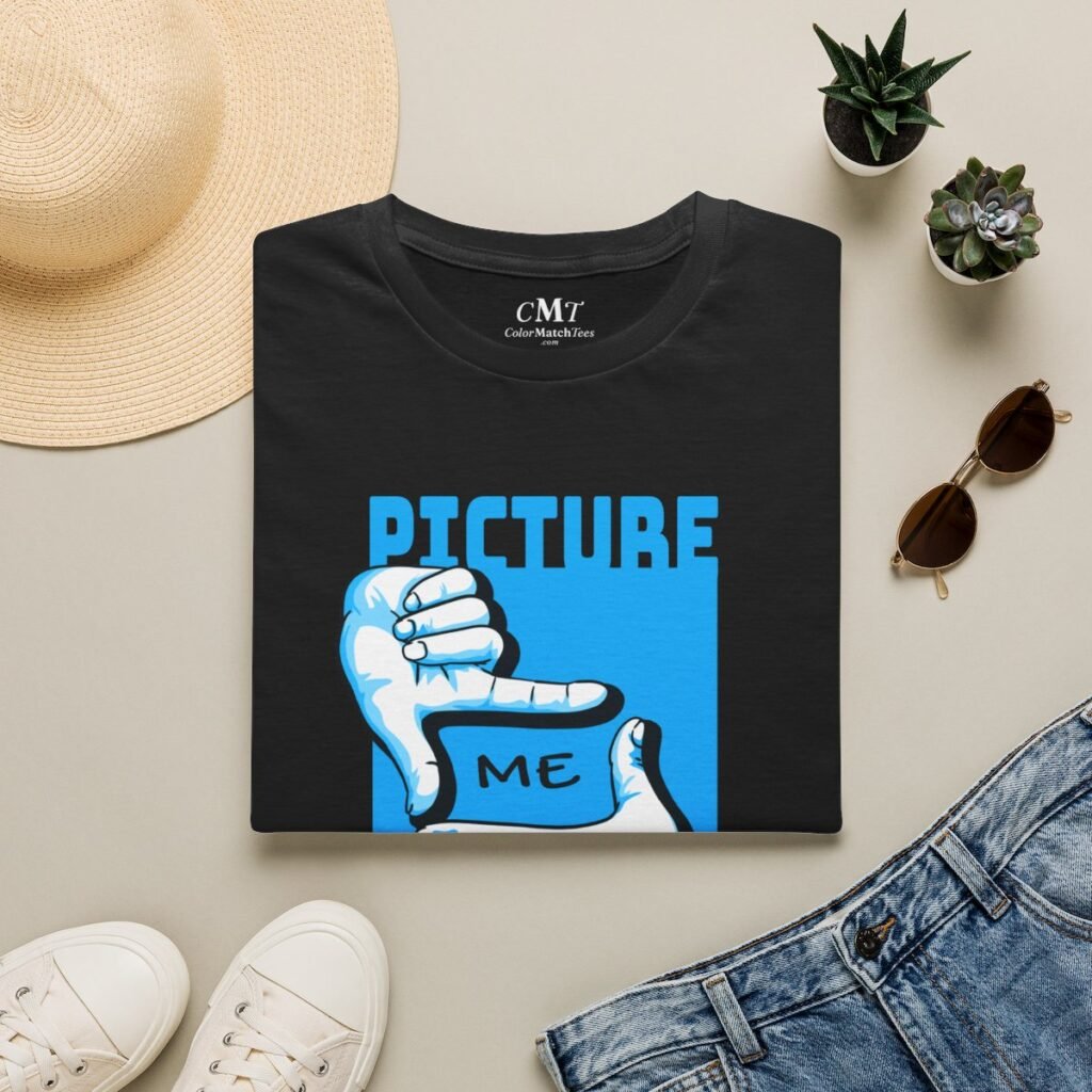 Well Picture That! T-Shirt (Blue) (folded-2)