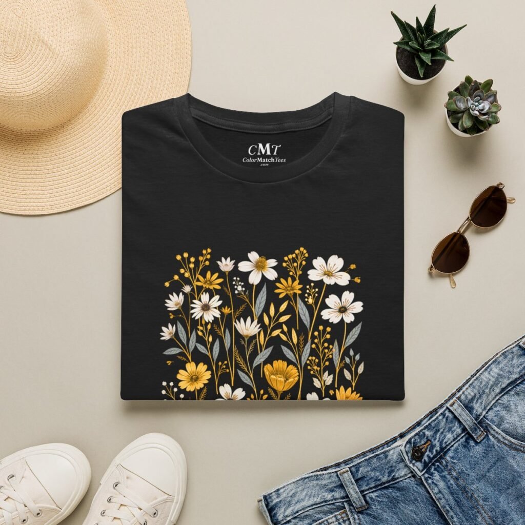Wildflowers T-Shirt (Varsity Gold)