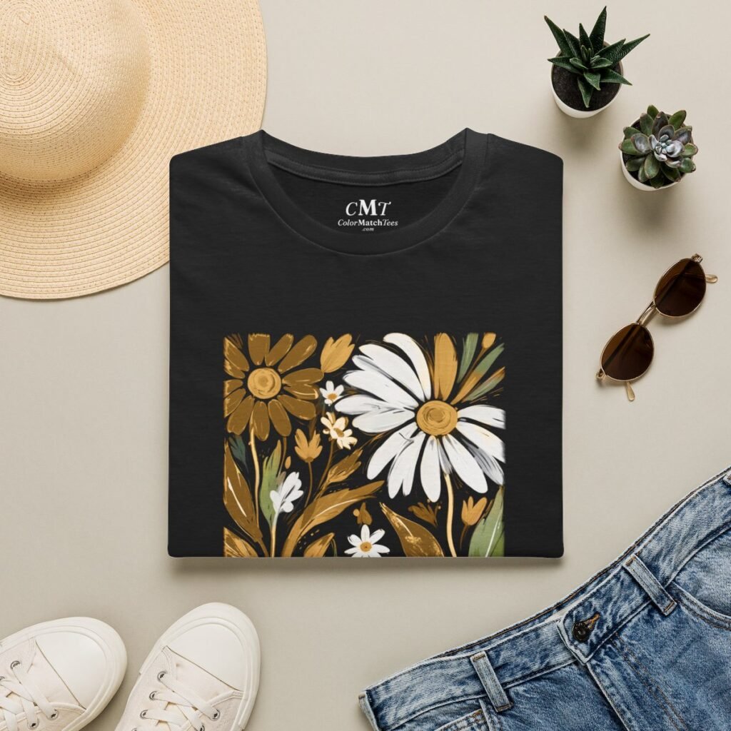 Wildflowers v2 T-Shirt (Brown)