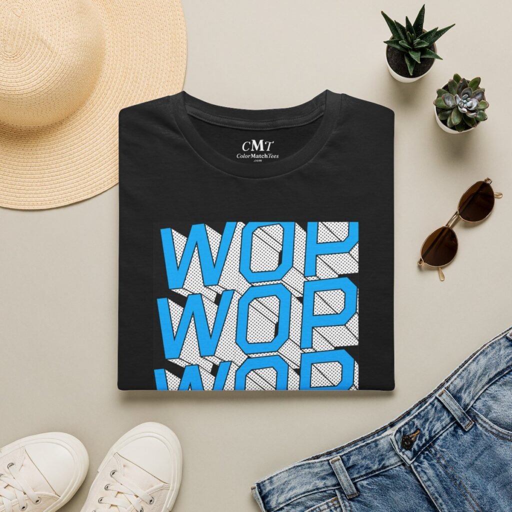 WOP-X5 T-Shirt (Blue) (folded-2)